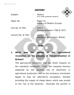 History of modern Europe 6