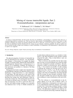 Mixing of viscous immiscible liquids. Part 2: Overemulsification
