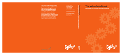 The value handbook: getting the most from your
