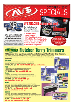 specials - Australian Visual Solutions