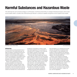 Harmful Substances and Hazardous Waste