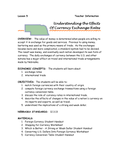 Understanding the Effects Of Currency Exchange Rates