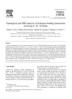 Topological and NBO analysis of hydrogen bonding interactions