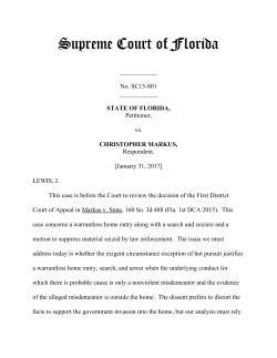 SC15-801 Opinion - Florida Supreme Court