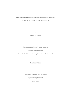 LITHIUM GADOLINIUM BORATE CRYSTAL