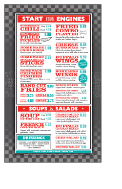 menu - Misty Moonlight Diner