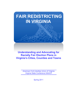 fair redistricting in virginia