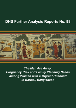 The Men Are Away: Pregnancy Risk and Family Planning Needs
