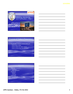 Purpose of Today`s Presentation Agenda