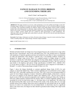 fatigue damage in steel bridges and extending their life