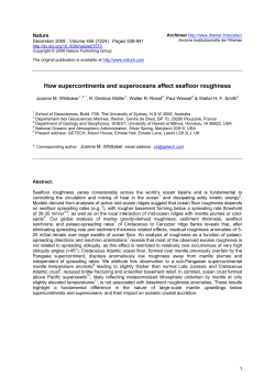 How supercontinents and superoceans affect