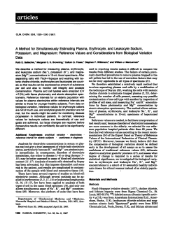 A Method for Simultaneously Estimating Plasma
