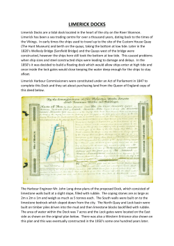 limerick docks - Shannon Foynes Port Company