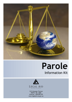 Parole Information Kit