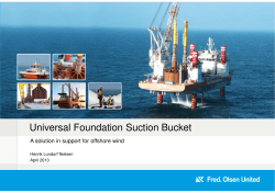 Universal Foundation Suction Bucket