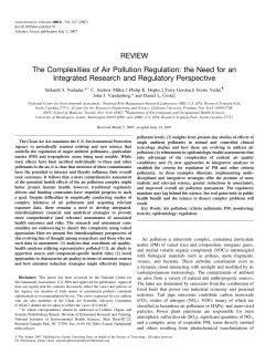 REVIEW The Complexities of Air Pollution