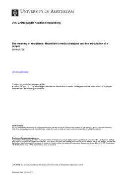 From Nasser to Nasrallah: a historical context