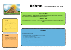 The Mayans! - Jesmond Gardens Primary School