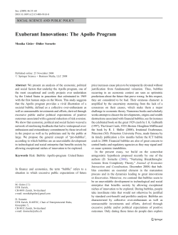Exuberant Innovations: The Apollo Program