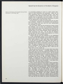 Speech by the Governor of the Bank of England