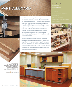 particleboard - Composite Panel Association