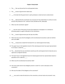 Chapter 3 Study Guide 1. The ___ Plan was favored by the small