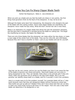 How You Can Fix Sharp Clipper Blade Teeth