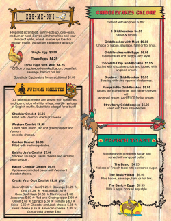 Prepared scrambled, sunny-side up, over