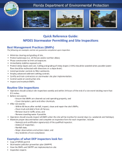 Quick Reference Guide - Florida Department of Environmental