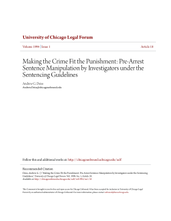 Making the Crime Fit the Punishment: Pre