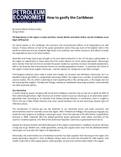 How to gasify the Caribbean