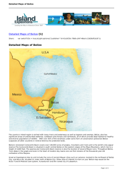 Detailed Maps of Belize