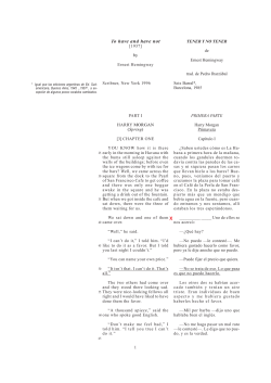 To have and have not - novelas.rodriguezalvarez.com