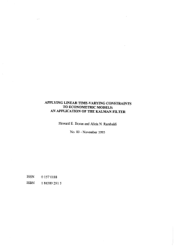 APPLYING LINEAR TIME-VARYING CONSTRAINTS TO