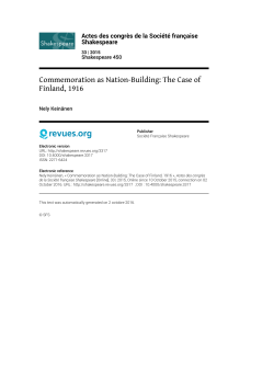 Format PDF - Soci&eacute;t&eacute; Fran&ccedil;aise Shakespeare