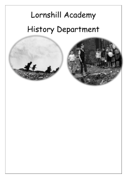 Lornshill Academy History Department