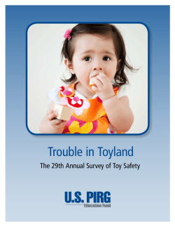 "Trouble in Toyland" report