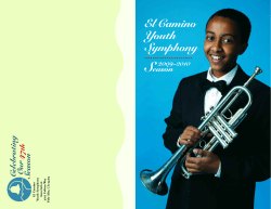 Fall Concert - El Camino Youth Symphony