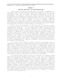 From Rise (and Fall?) of the Television Age