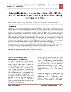Infographics in News presentation