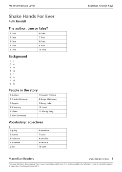 Shake Hands For Ever