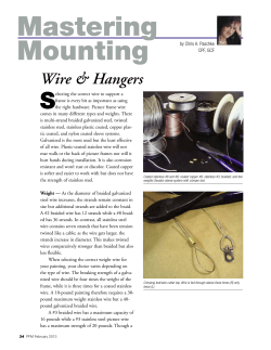 Mastering - Picture Framing Magazine