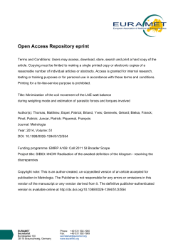 Minimization of the coil movement of the LNE watt balance during