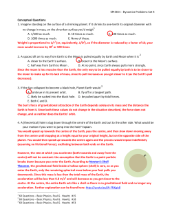 Dynamics Problems Set4 Solutions