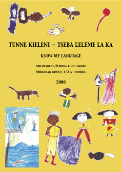 tunne kieleni - Helsingin yliopisto