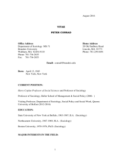 CV - Brandeis University