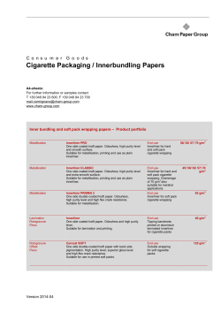 Product Overview Tobacco