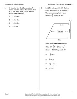 Grade 7 Mathematics Goal 2 - North Carolina Public Schools