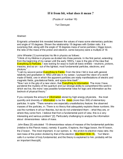 If it from bit, what does it mean