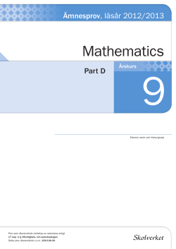 Matematik Mathematics